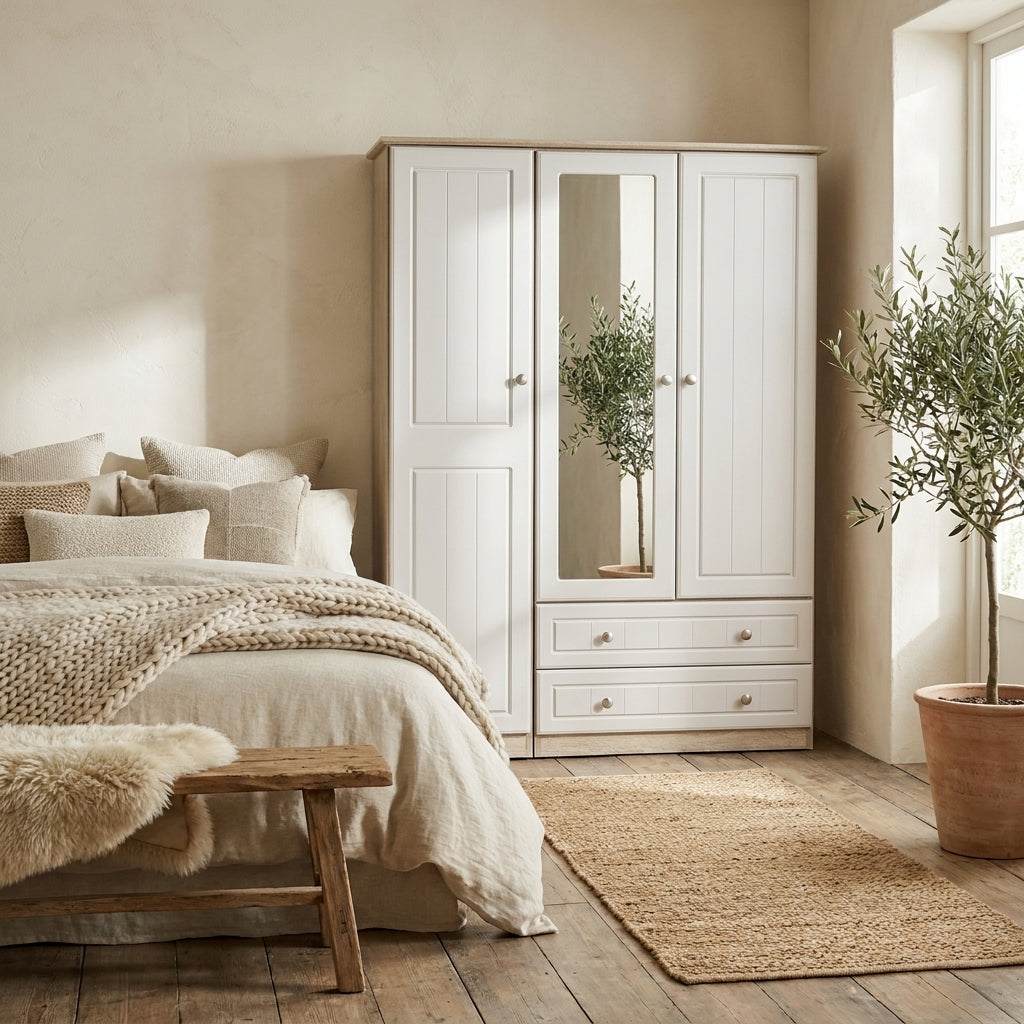 Aurora 3 Door 2 Drawer Wardrobe
