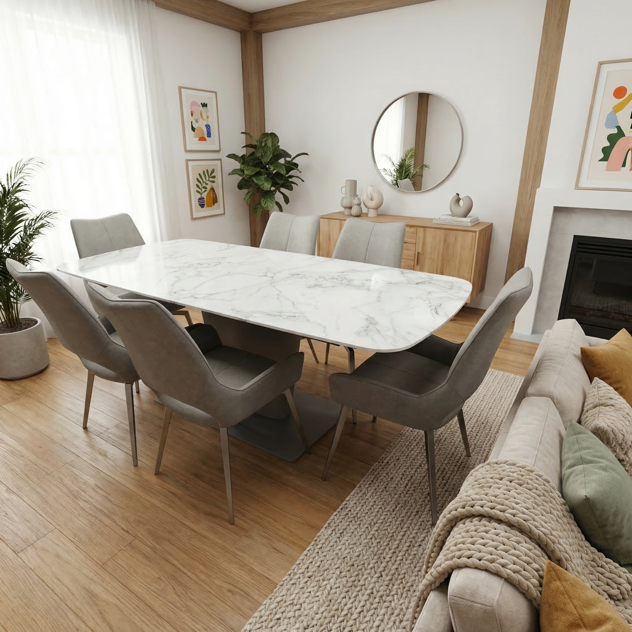 Castello 7 Piece Dining Set