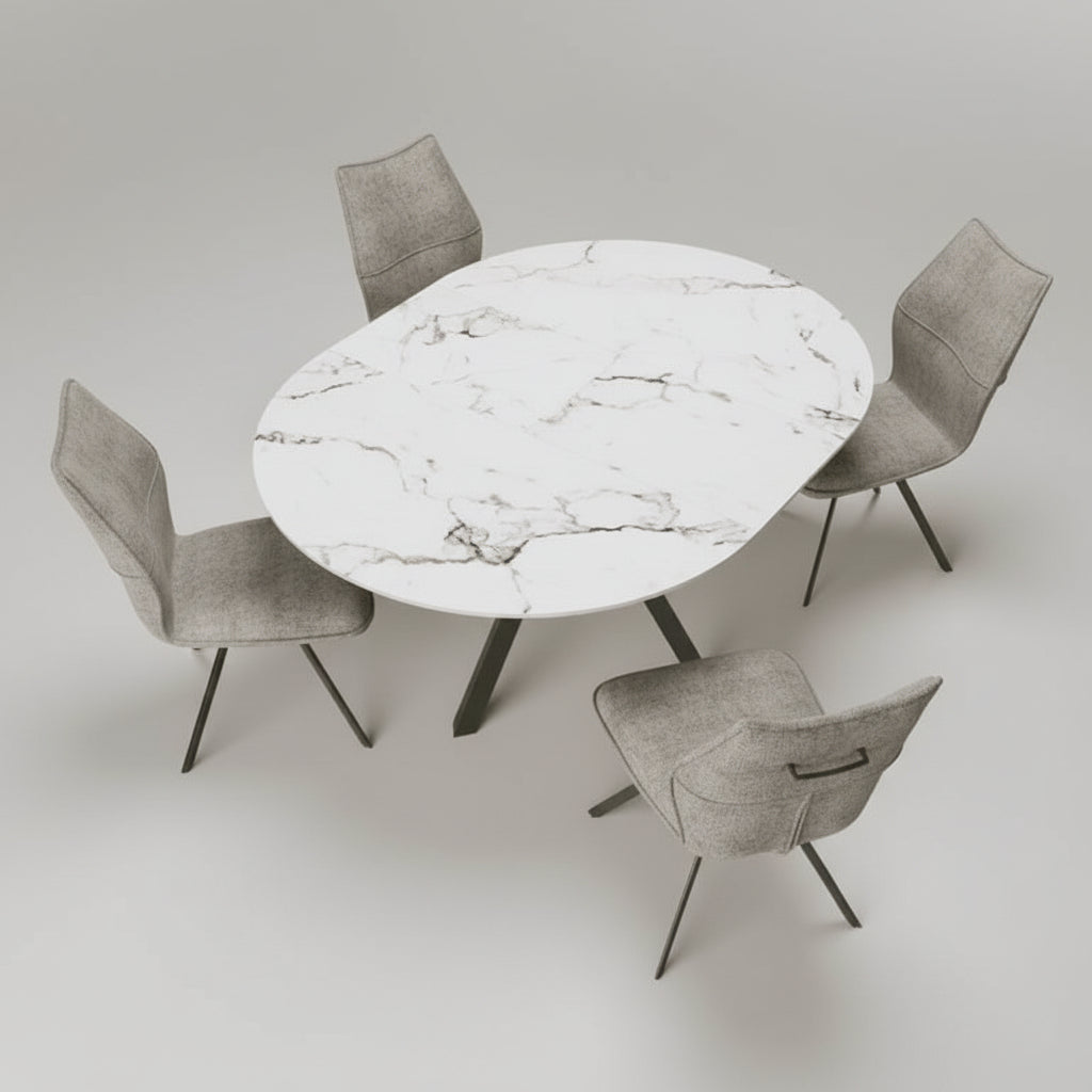 Porthos Round Extending Dining Set