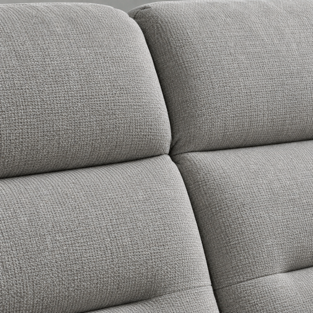 Lynn manual reclining sofa fabric detail