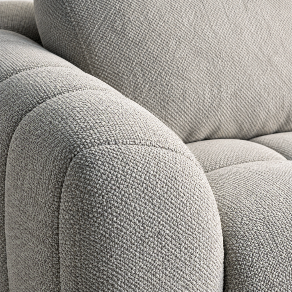 Harley sofa rounded arm detail