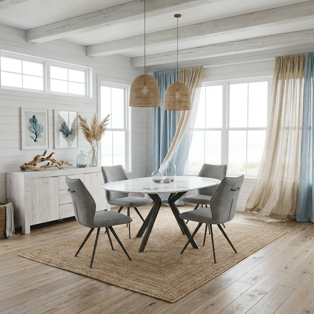 Porthos Round Extending Dining Set