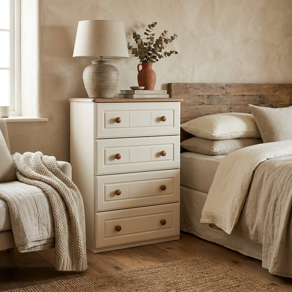 Aurora 4 Drawer Bedside