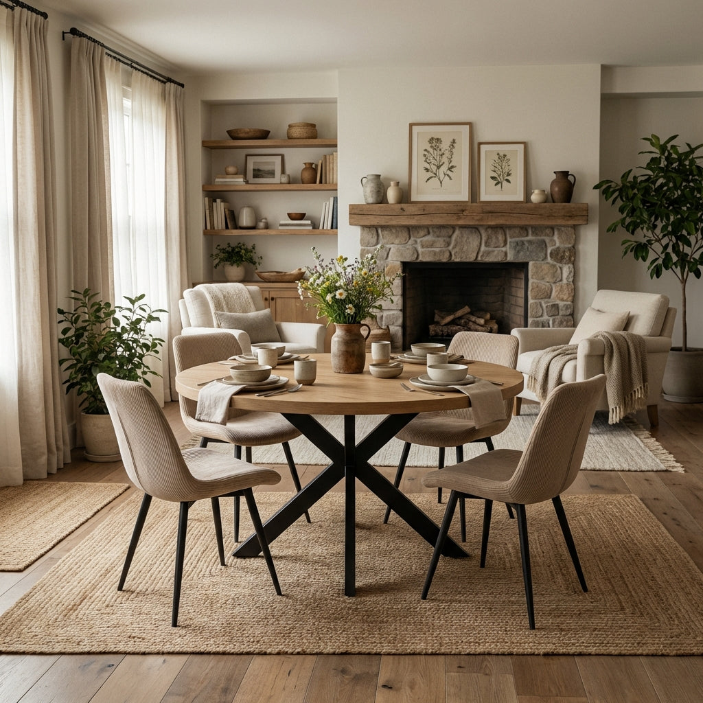 Sloan Extending Round Dining Set