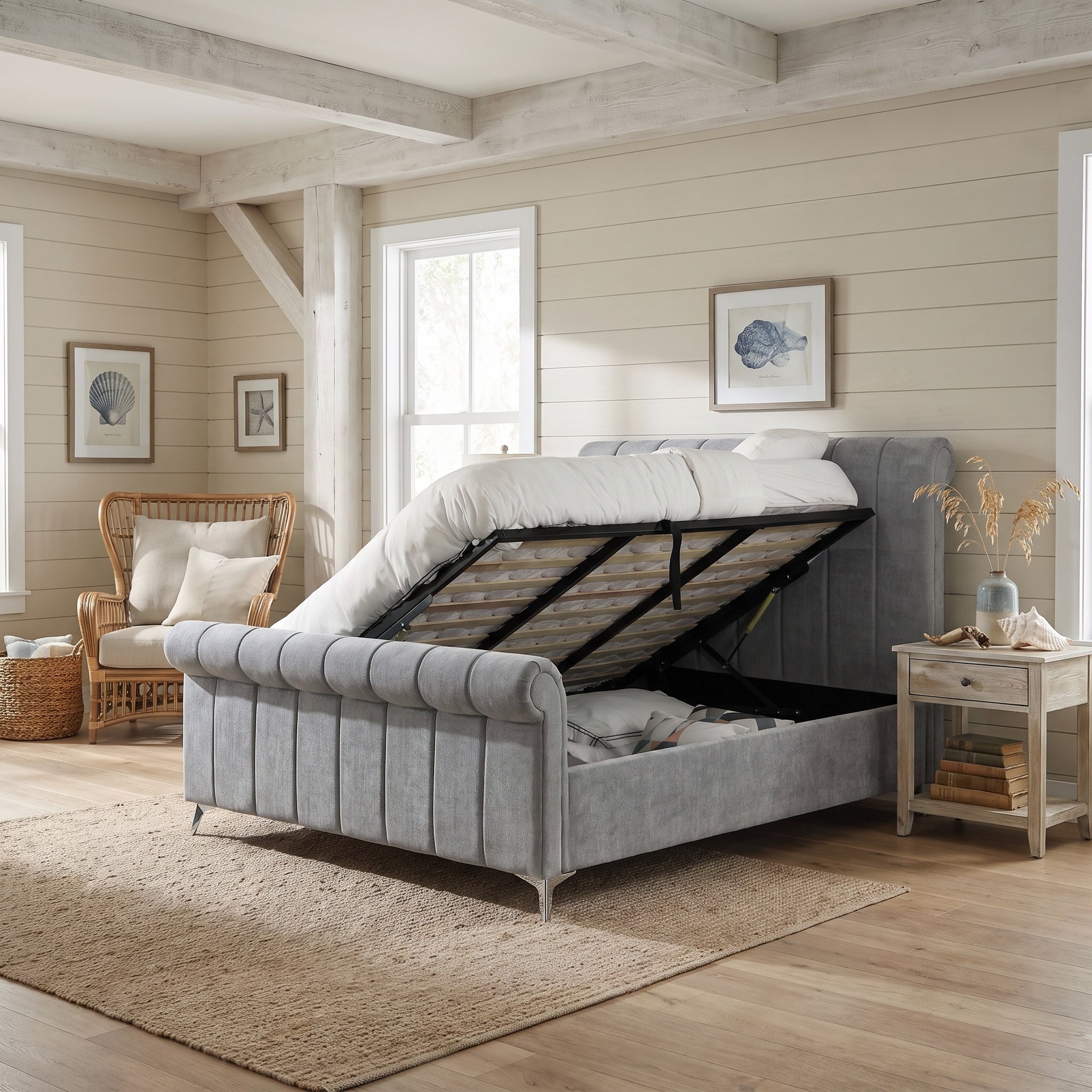 Neptune Side Opening Ottoman