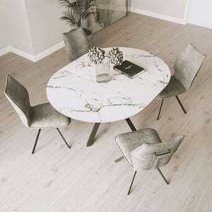 Porthos Round Extending Dining Set