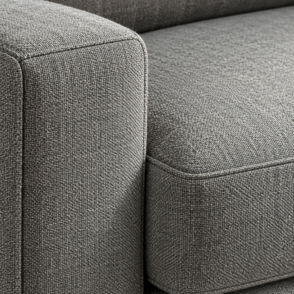 Marcus sofa fabric and frame detail